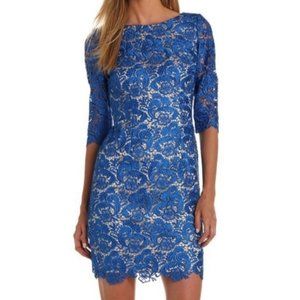 Eliza J Blue Lace Dress